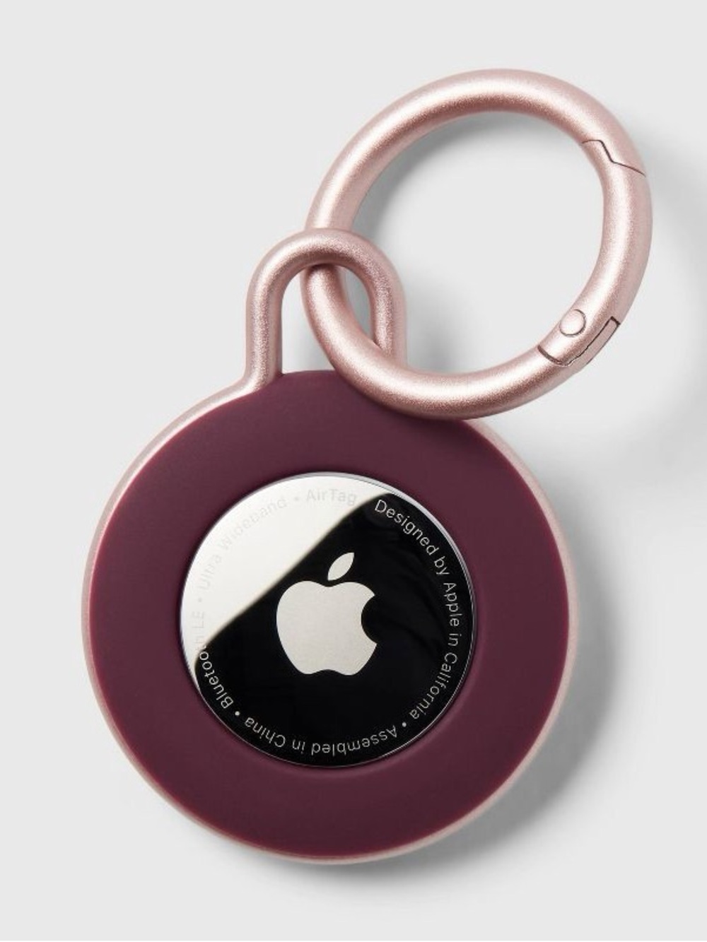 AirTag Silicone Keychain - heyday™ Dark Cherry